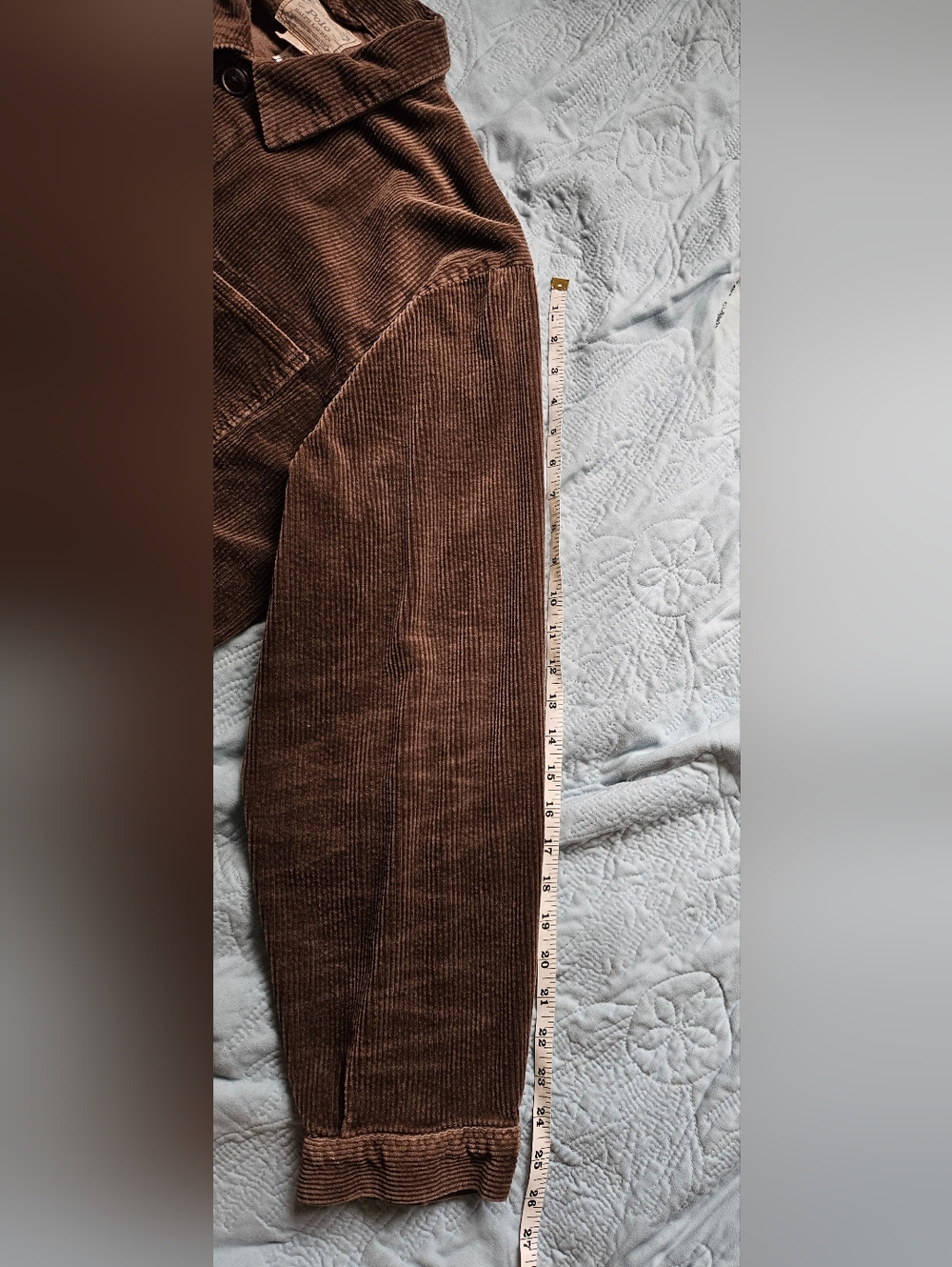 Polo Ralph Lauren Men's Stretch Corduroy Chore Jacket in Brown - Picture 9 of 10